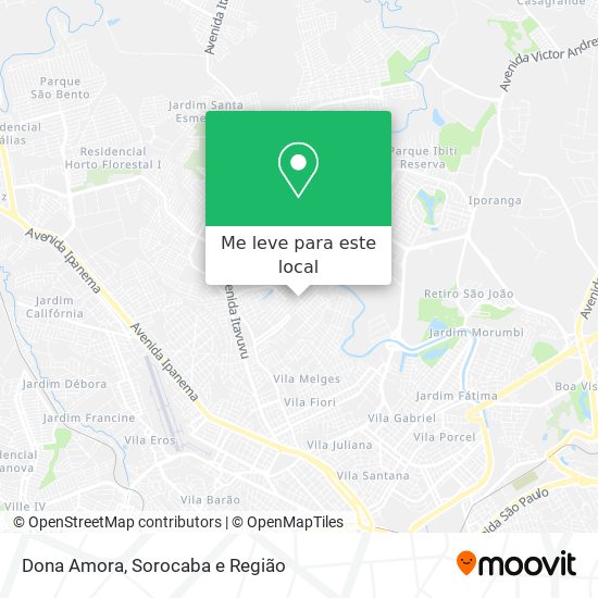Dona Amora mapa