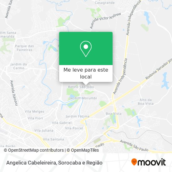 Angelica Cabeleireira mapa