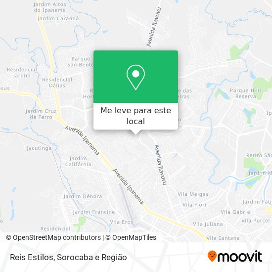 Reis Estilos mapa