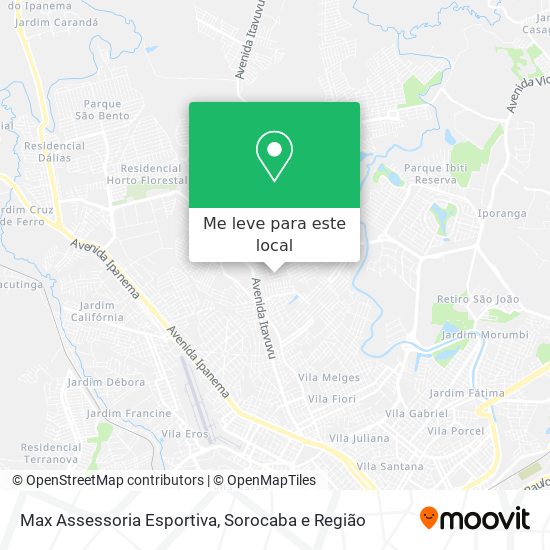 Max Assessoria Esportiva mapa