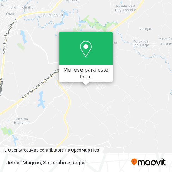 Jetcar Magrao mapa