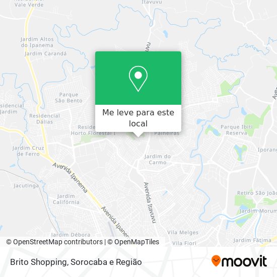 Brito Shopping mapa