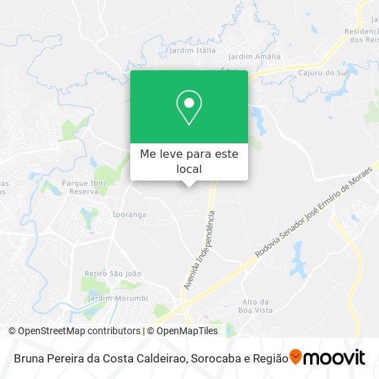Bruna Pereira da Costa Caldeirao mapa