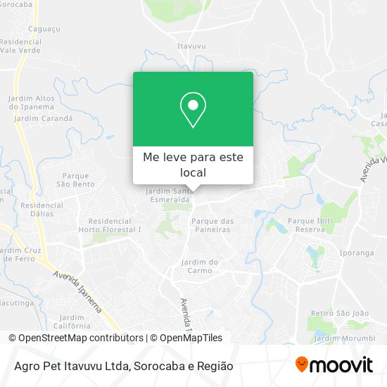 Agro Pet Itavuvu Ltda mapa