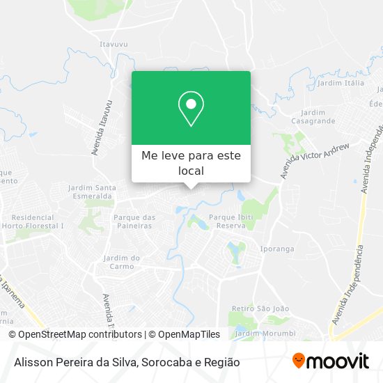 Alisson Pereira da Silva mapa