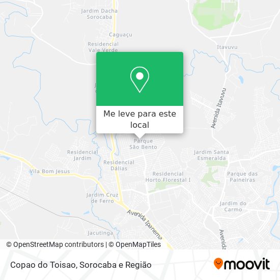 Copao do Toisao mapa