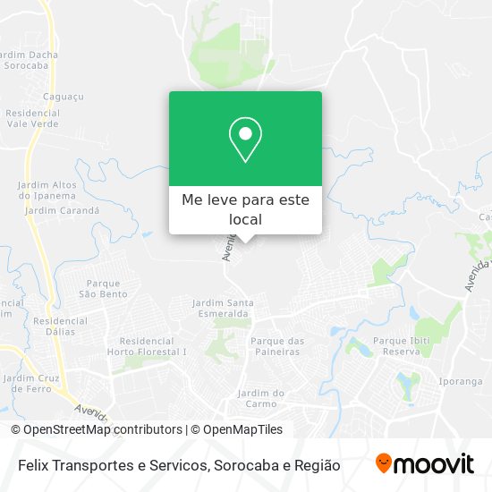 Felix Transportes e Servicos mapa