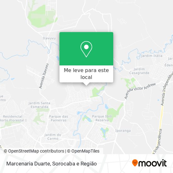 Marcenaria Duarte mapa