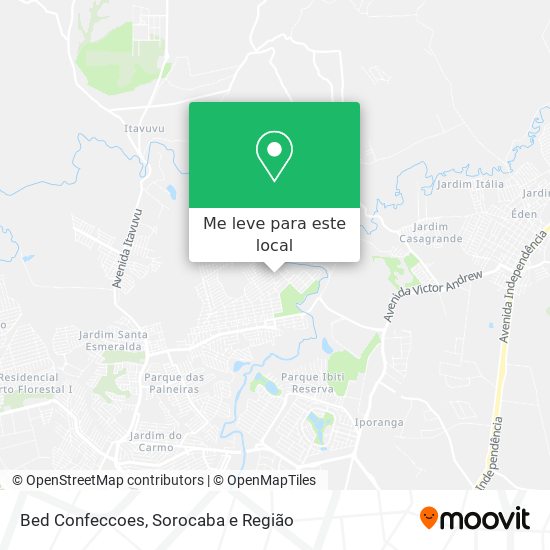 Bed Confeccoes mapa
