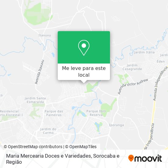 Maria Mercearia Doces e Variedades mapa