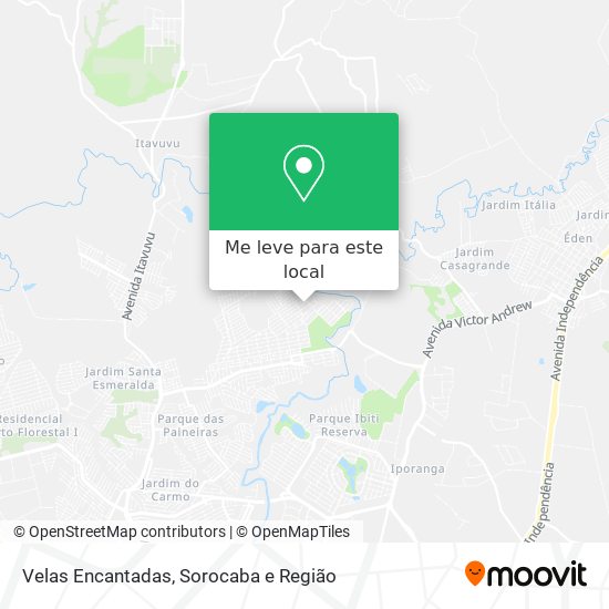 Velas Encantadas mapa