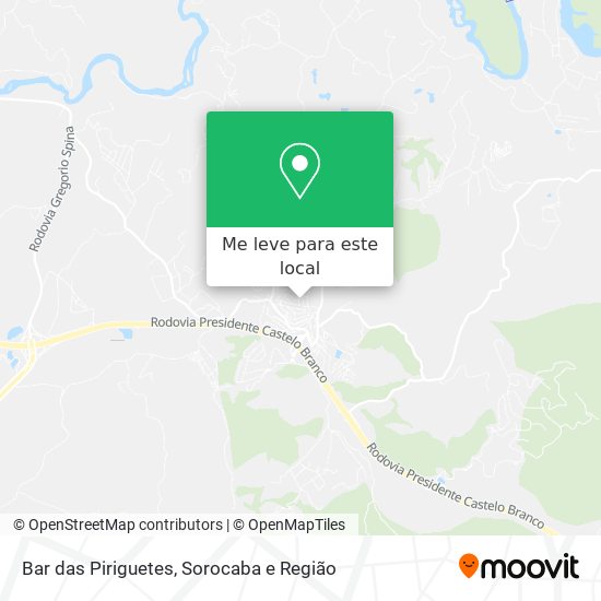 Bar das Piriguetes mapa