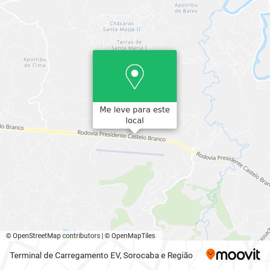 Terminal de Carregamento EV mapa