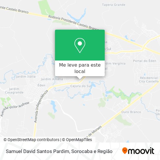 Samuel David Santos Pardim mapa