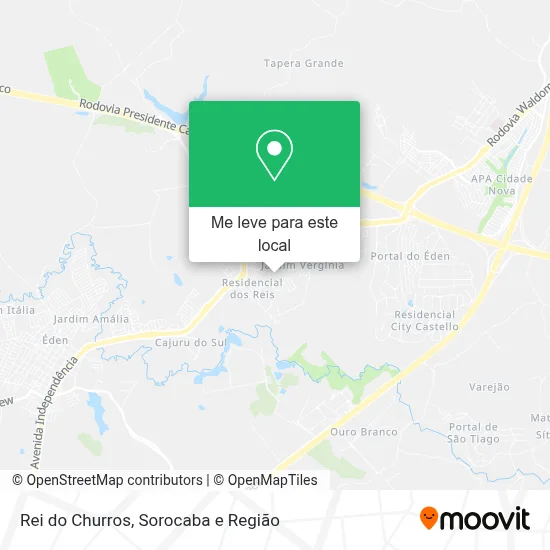 Rei do Churros mapa
