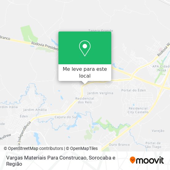 Vargas Materiais Para Construcao mapa