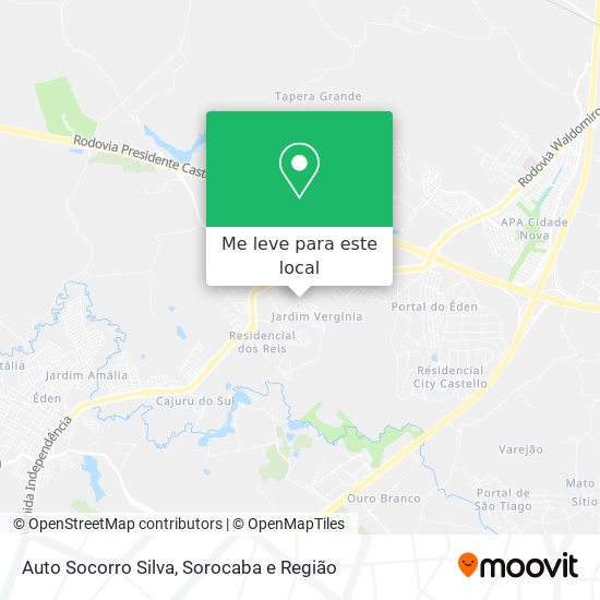 Auto Socorro Silva mapa