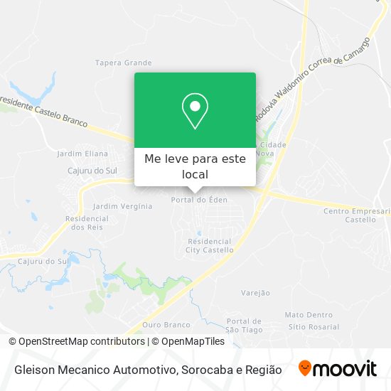 Gleison Mecanico Automotivo mapa