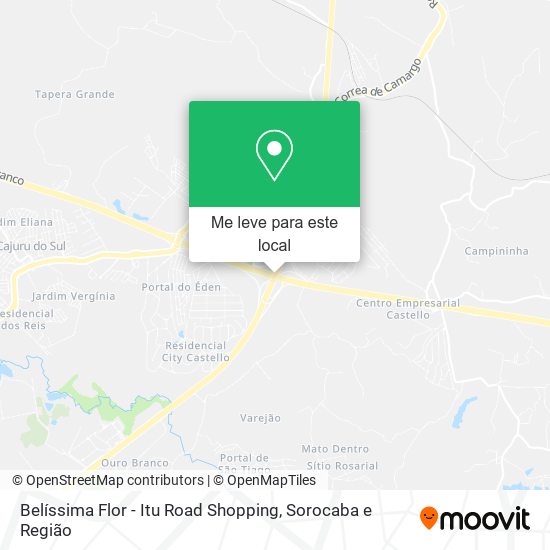 Belíssima Flor - Itu Road Shopping mapa