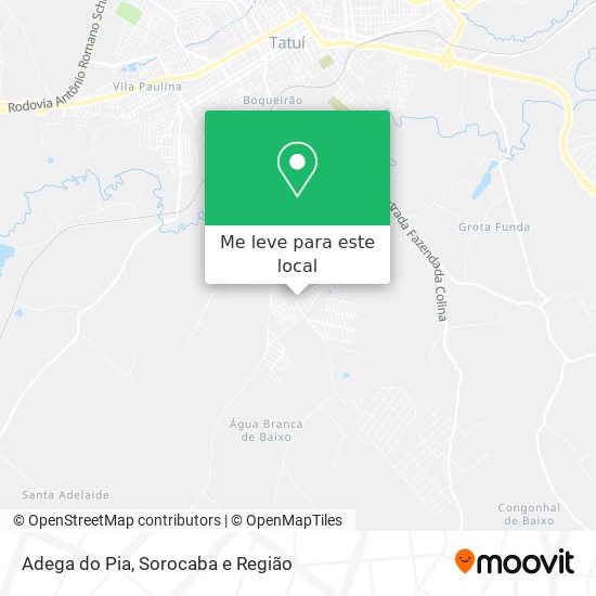 Adega do Pia mapa