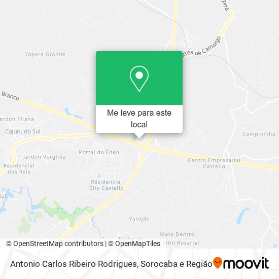 Antonio Carlos Ribeiro Rodrigues mapa