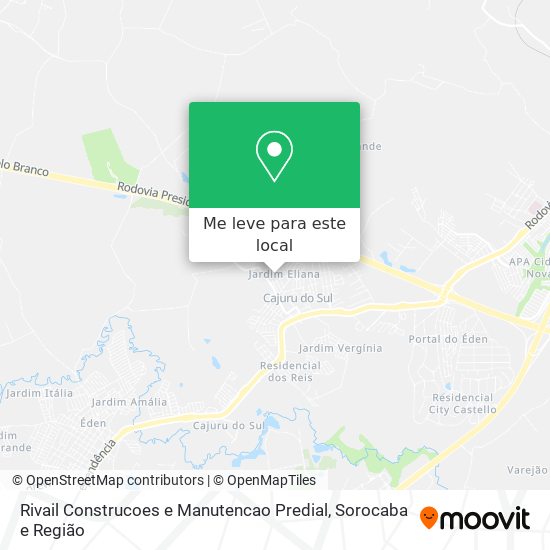 Rivail Construcoes e Manutencao Predial mapa