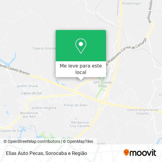 Elias Auto Pecas mapa