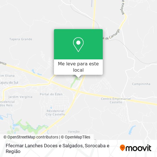 Ffecmar Lanches Doces e Salgados mapa