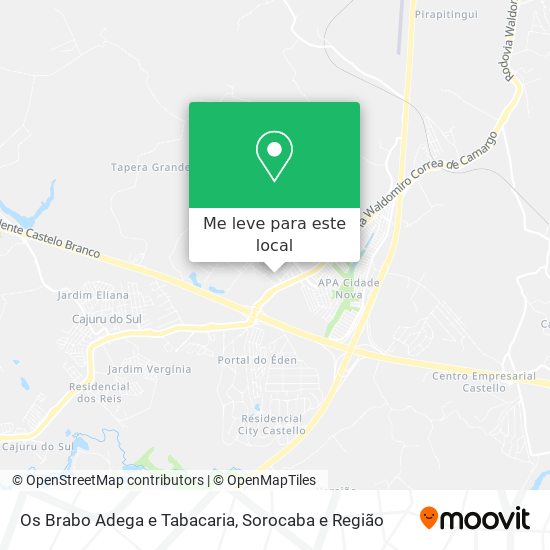 Os Brabo Adega e Tabacaria mapa