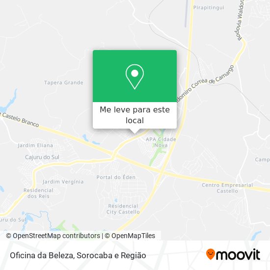 Oficina da Beleza mapa