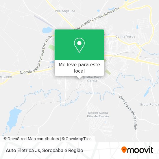 Auto Eletrica Js mapa