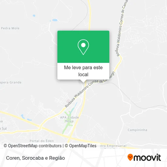 Coren mapa