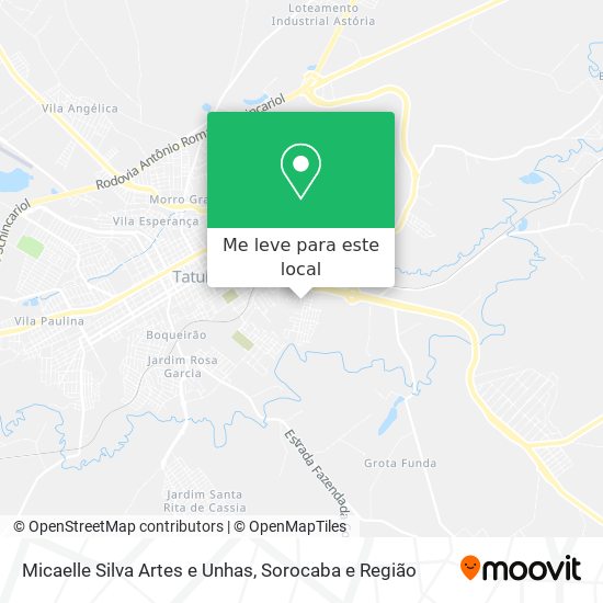 Micaelle Silva Artes e Unhas mapa