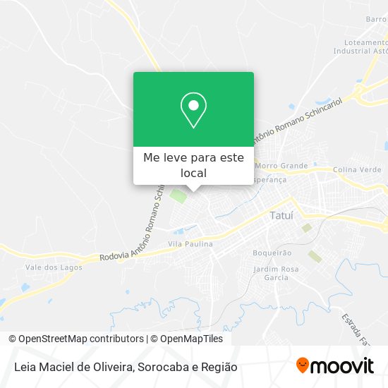 Leia Maciel de Oliveira mapa