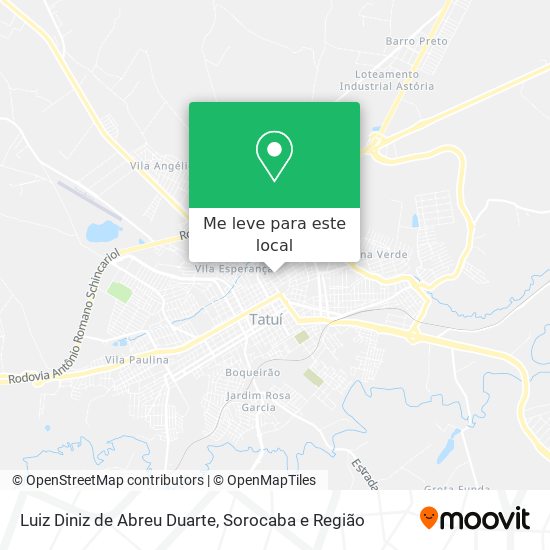 Luiz Diniz de Abreu Duarte mapa