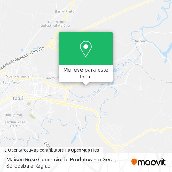 Maison Rose Comercio de Produtos Em Geral mapa