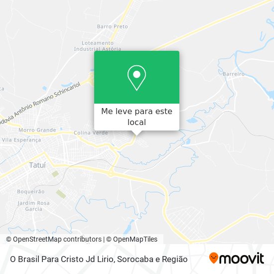 O Brasil Para Cristo Jd Lirio mapa