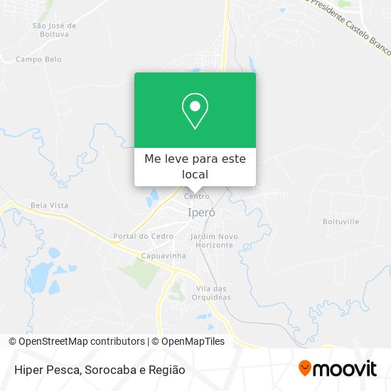 Hiper Pesca mapa