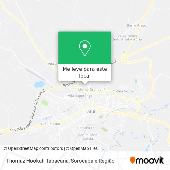 Thomaz Hookah Tabacaria mapa