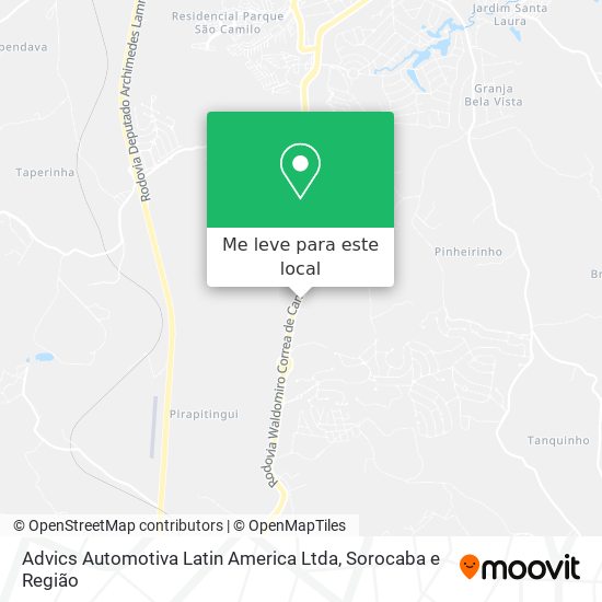 Advics Automotiva Latin America Ltda mapa