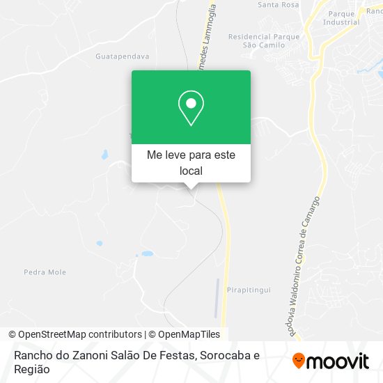 Rancho do Zanoni Salāo De Festas mapa