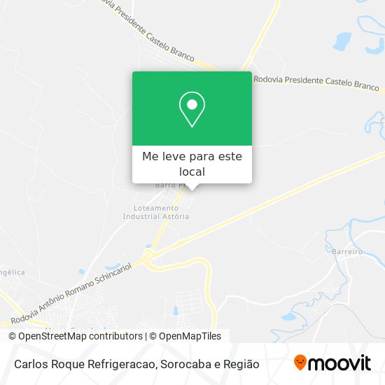 Carlos Roque Refrigeracao mapa