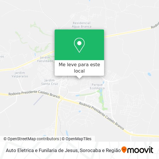 Auto Eletrica e Funilaria de Jesus mapa