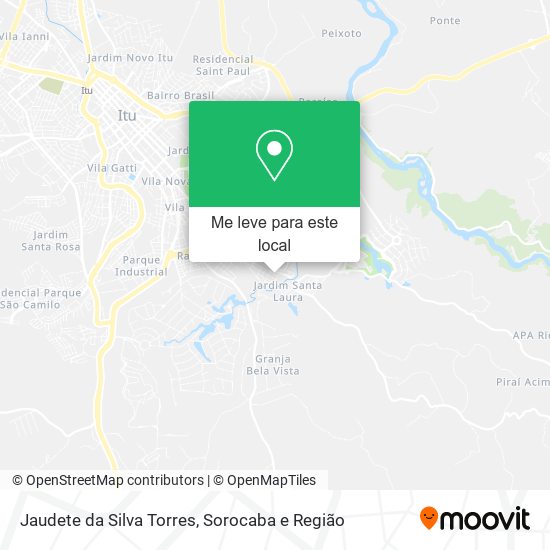 Jaudete da Silva Torres mapa