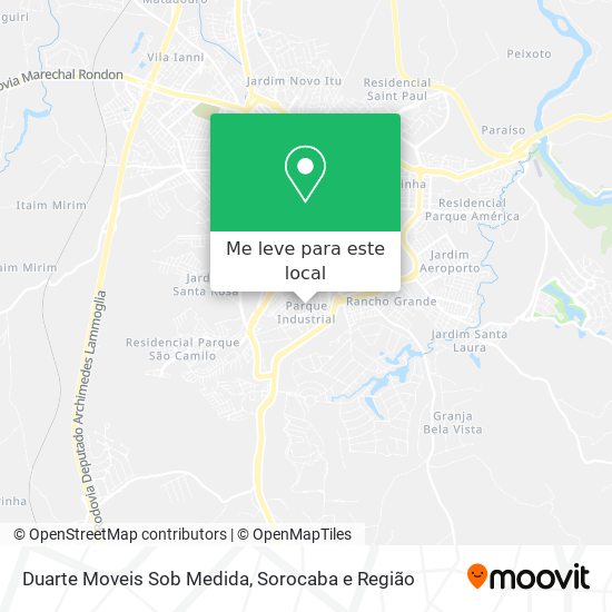 Duarte Moveis Sob Medida mapa