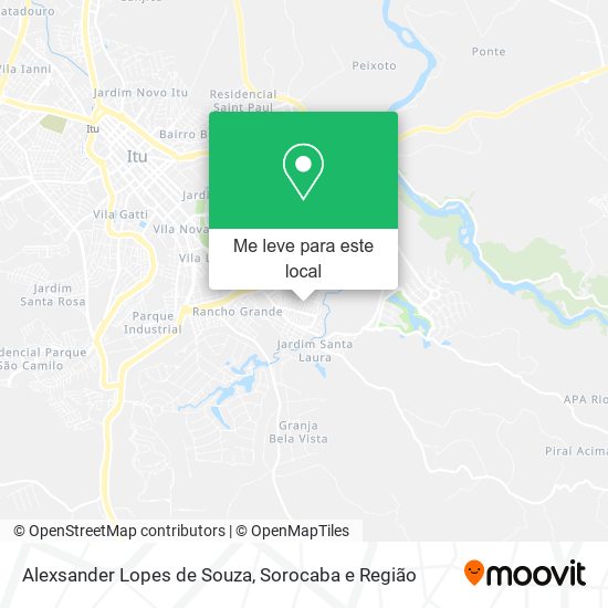 Alexsander Lopes de Souza mapa