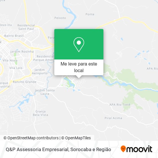 Q&P Assessoria Empresarial mapa