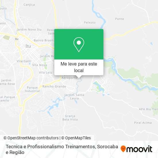 Tecnica e Profissionalismo Treinamentos mapa