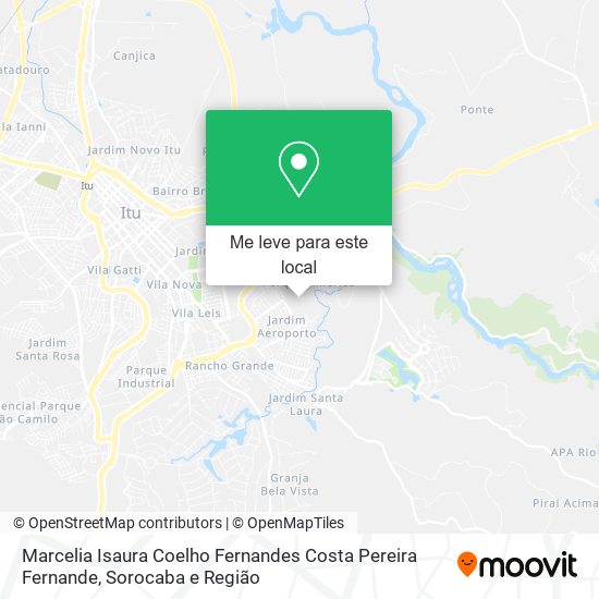 Marcelia Isaura Coelho Fernandes Costa Pereira Fernande mapa