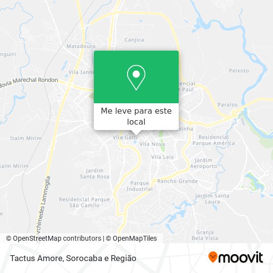 Tactus Amore mapa